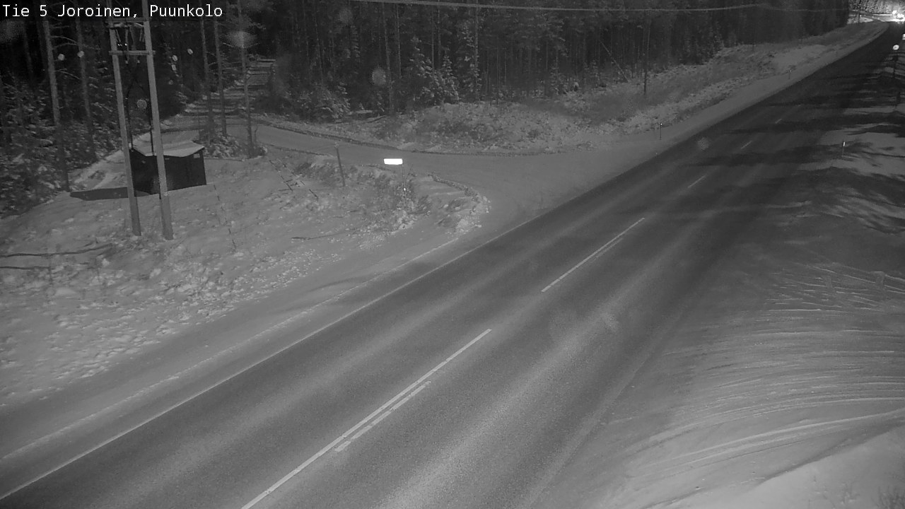Weather Camera Image Väg 5 Joirois, Puunkolo, Joroinen, Pohjois-Savo