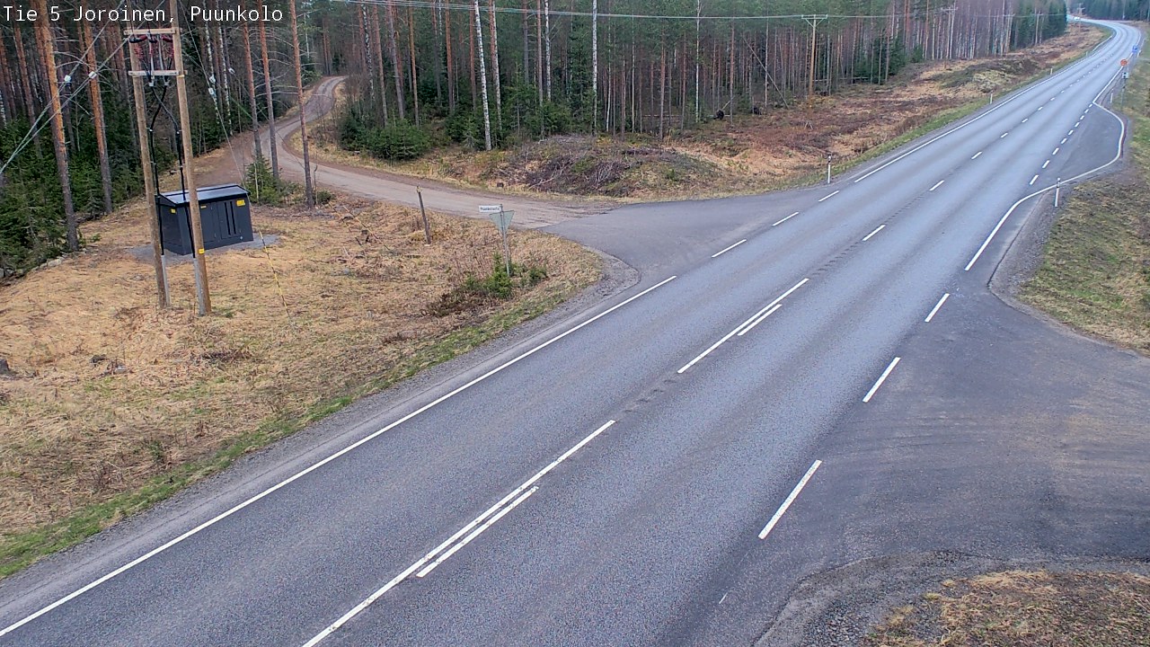 Weather Camera Image Road 5 Joroinen, Puunkolo, Joroinen, Pohjois-Savo