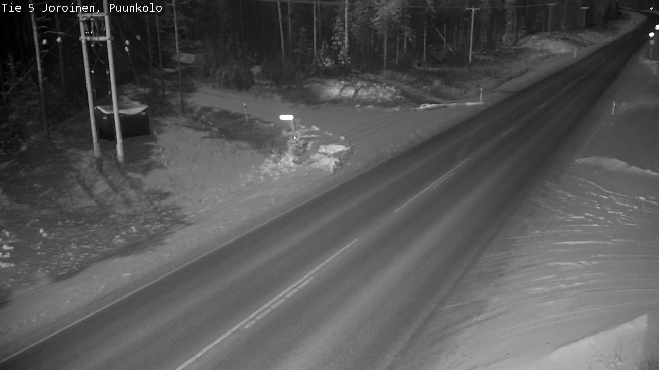 Weather Camera Image Väg 5 Joirois, Puunkolo, Joroinen, Pohjois-Savo