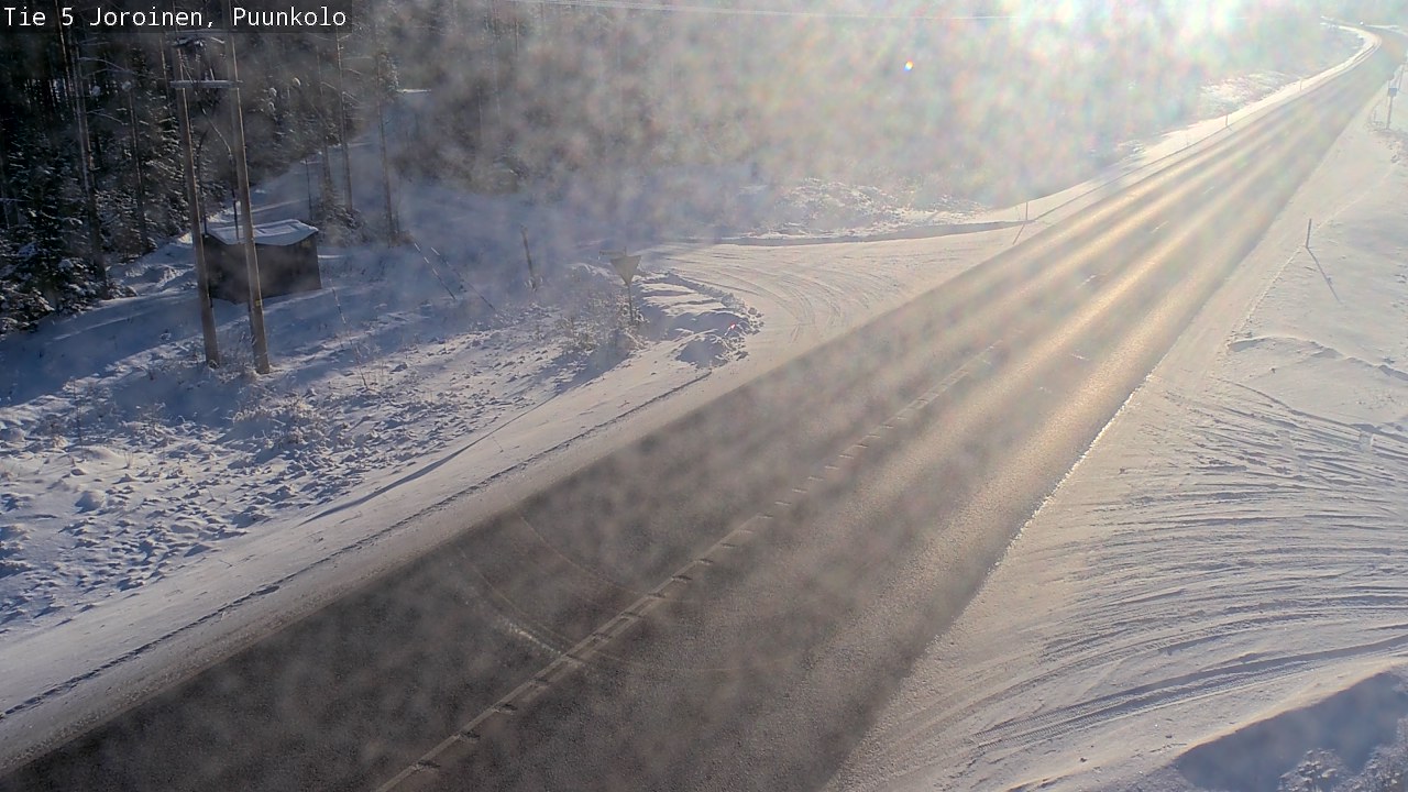 Weather Camera Image Väg 5 Joirois, Puunkolo, Joroinen, Pohjois-Savo
