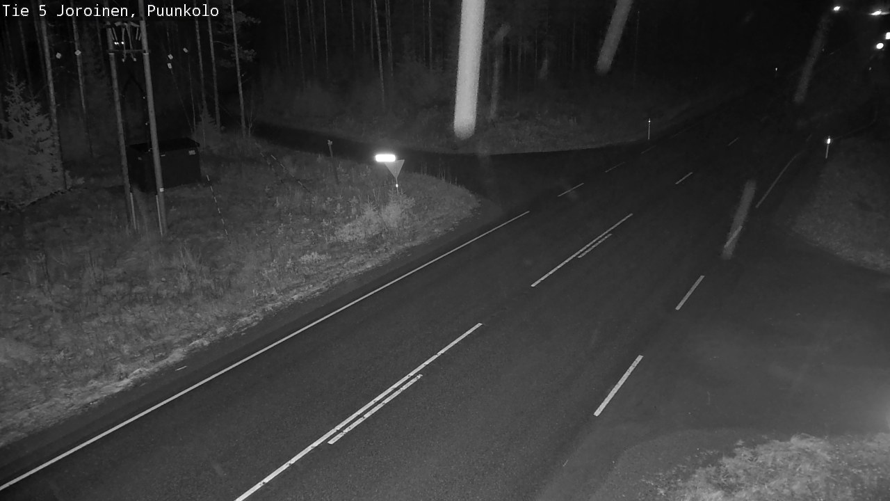 Weather Camera Image Road 5 Joroinen, Puunkolo, Joroinen, Pohjois-Savo