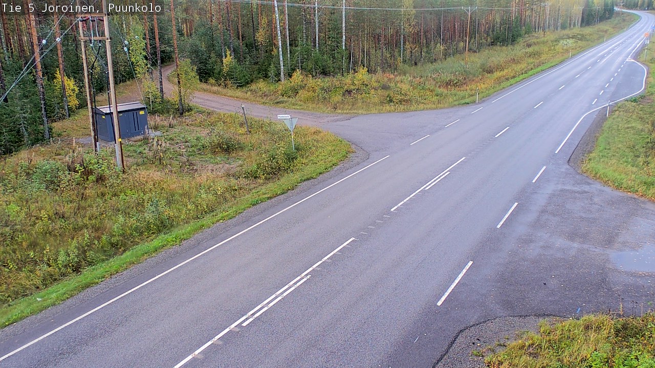 Weather Camera Image Road 5 Joroinen, Puunkolo, Joroinen, Pohjois-Savo
