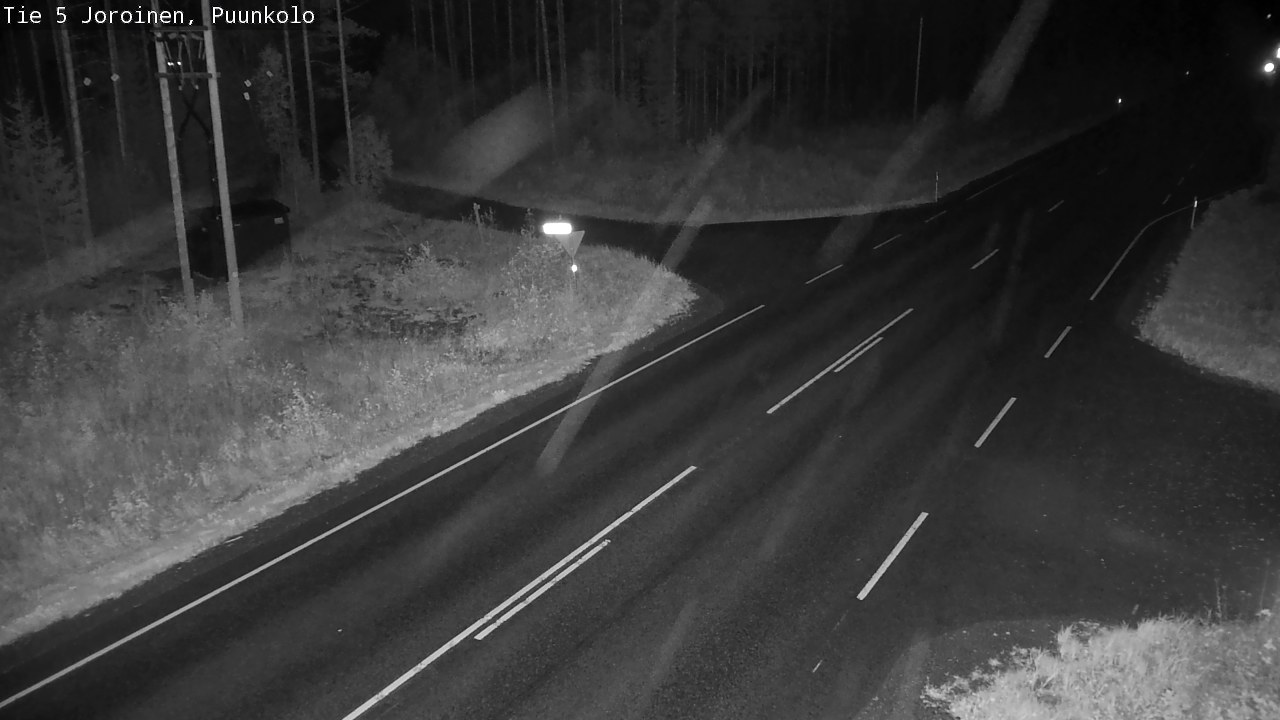 Weather Camera Image Road 5 Joroinen, Puunkolo, Joroinen, Pohjois-Savo