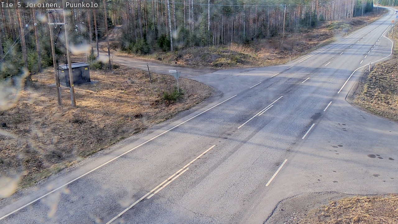 Weather Camera Image Road 5 Joroinen, Puunkolo, Joroinen, Pohjois-Savo