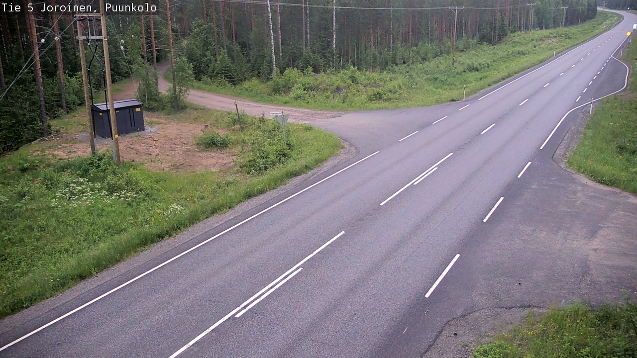Weather Camera Image Road 5 Joroinen, Puunkolo, Joroinen, Pohjois-Savo
