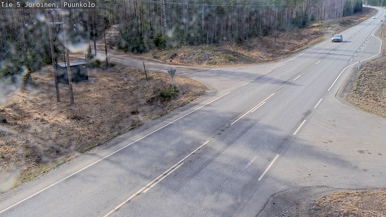 Weather Camera Image Road 5 Joroinen, Puunkolo, Joroinen, Pohjois-Savo