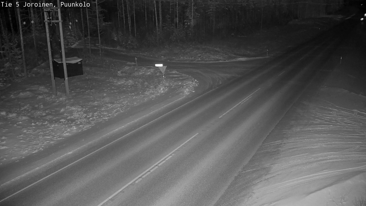 Weather Camera Image Väg 5 Joirois, Puunkolo, Joroinen, Pohjois-Savo