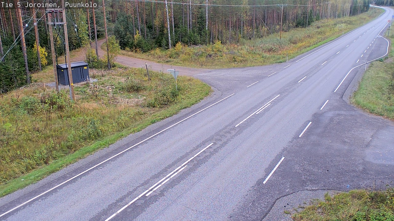 Weather Camera Image Road 5 Joroinen, Puunkolo, Joroinen, Pohjois-Savo