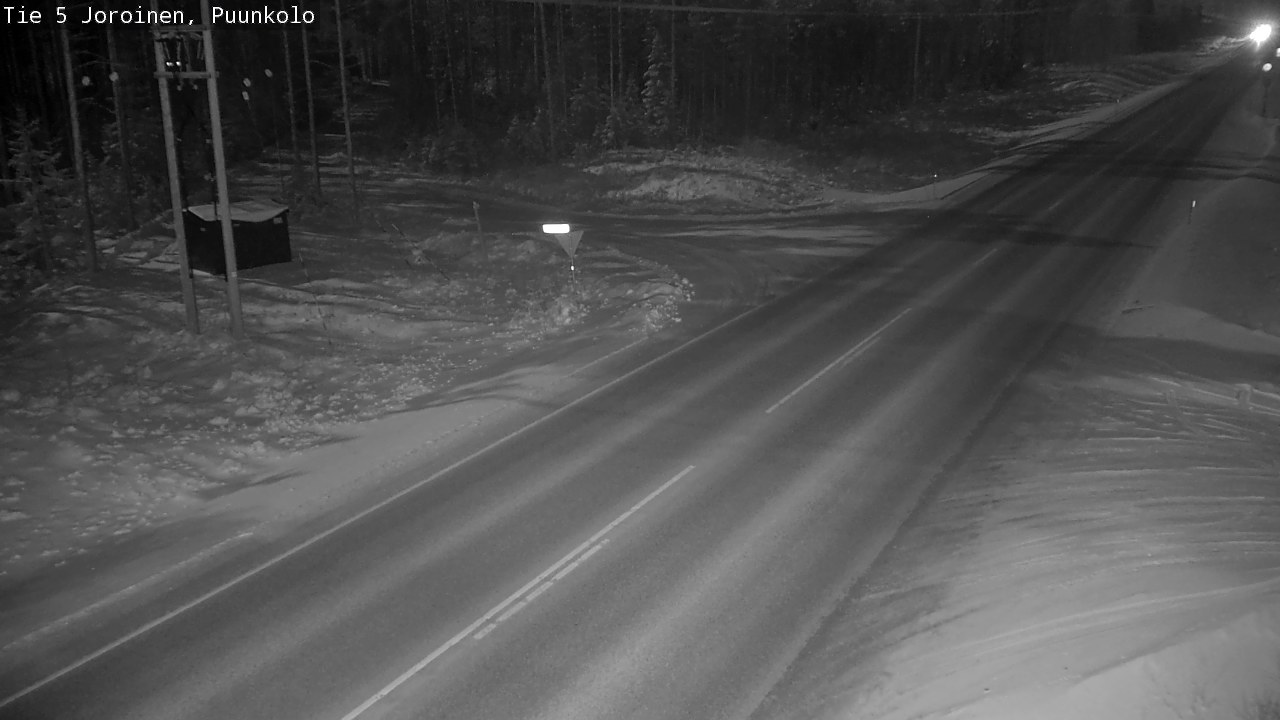 Weather Camera Image Väg 5 Joirois, Puunkolo, Joroinen, Pohjois-Savo