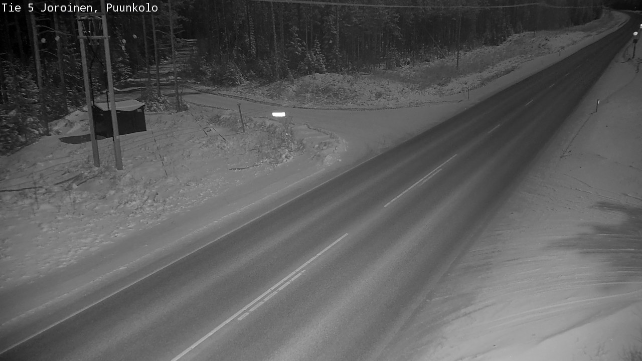 Weather Camera Image Väg 5 Joirois, Puunkolo, Joroinen, Pohjois-Savo