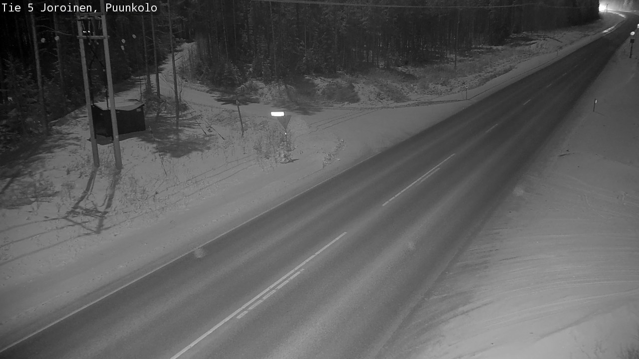 Weather Camera Image Väg 5 Joirois, Puunkolo, Joroinen, Pohjois-Savo