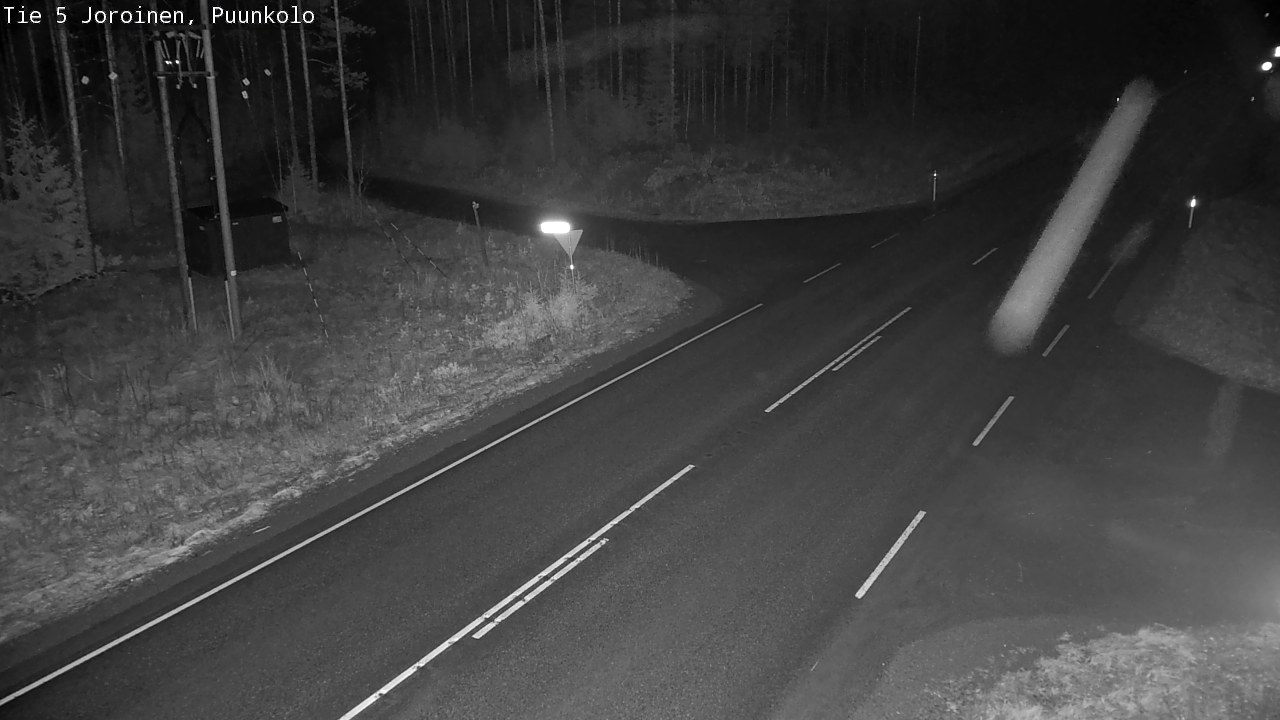 Weather Camera Image Road 5 Joroinen, Puunkolo, Joroinen, Pohjois-Savo