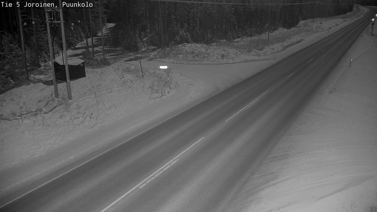 Weather Camera Image Väg 5 Joirois, Puunkolo, Joroinen, Pohjois-Savo