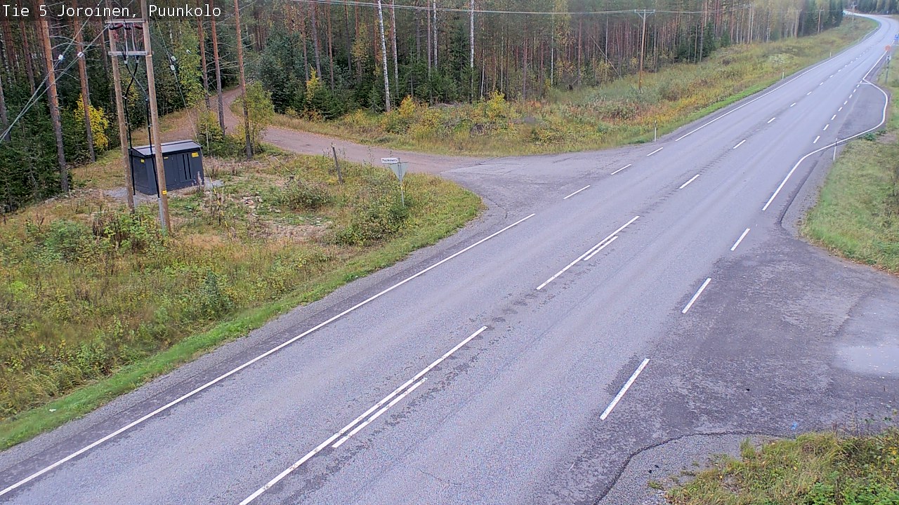 Weather Camera Image Road 5 Joroinen, Puunkolo, Joroinen, Pohjois-Savo