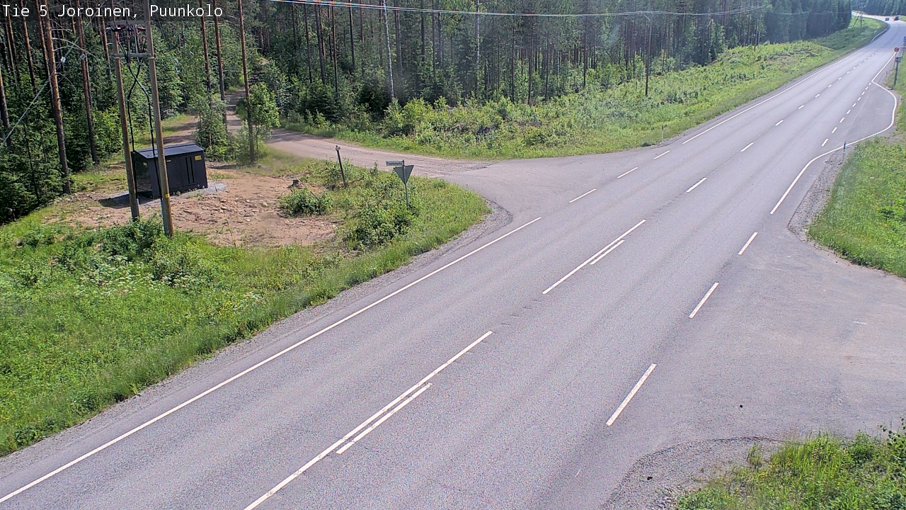 Weather Camera Image Road 5 Joroinen, Puunkolo, Joroinen, Pohjois-Savo
