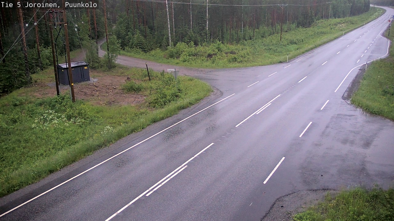 Weather Camera Image Road 5 Joroinen, Puunkolo, Joroinen, Pohjois-Savo