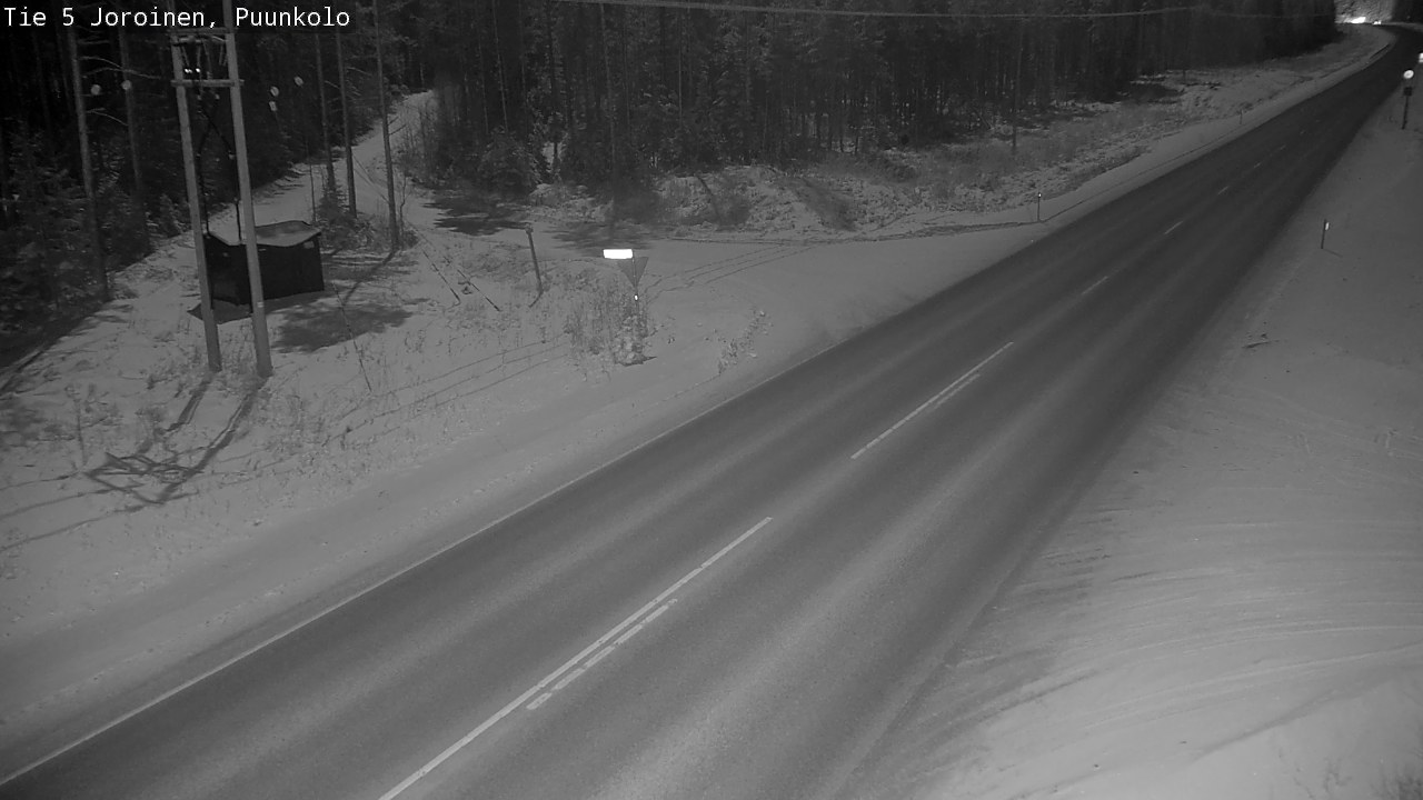 Weather Camera Image Väg 5 Joirois, Puunkolo, Joroinen, Pohjois-Savo