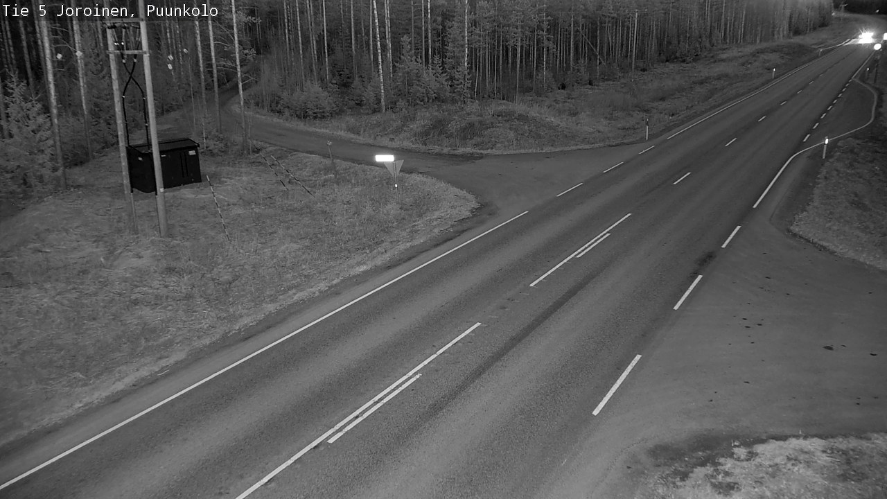Weather Camera Image Road 5 Joroinen, Puunkolo, Joroinen, Pohjois-Savo