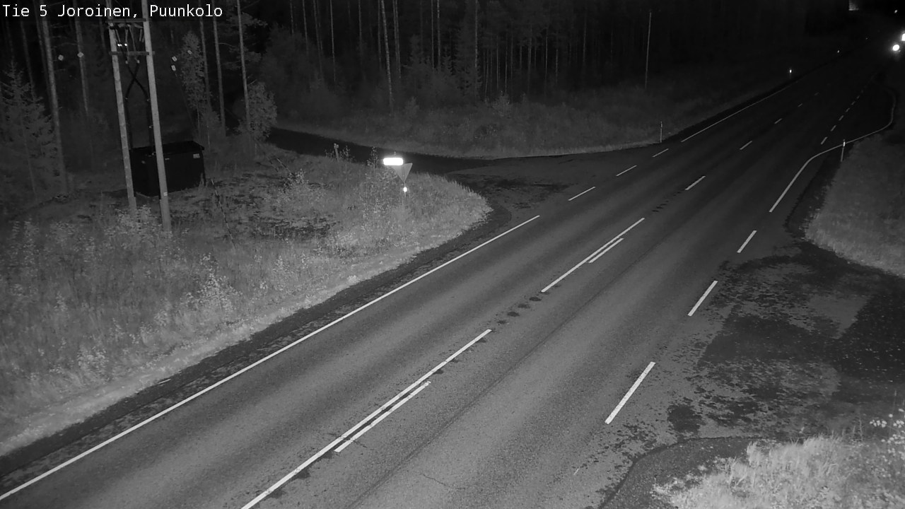 Weather Camera Image Road 5 Joroinen, Puunkolo, Joroinen, Pohjois-Savo