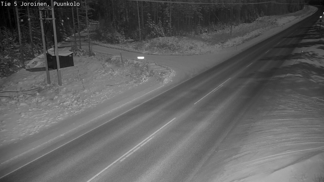 Weather Camera Image Väg 5 Joirois, Puunkolo, Joroinen, Pohjois-Savo