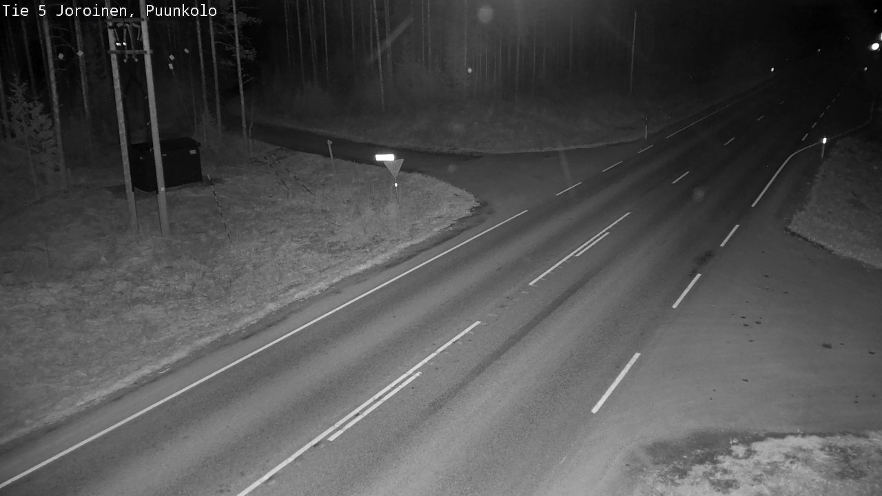 Weather Camera Image Road 5 Joroinen, Puunkolo, Joroinen, Pohjois-Savo