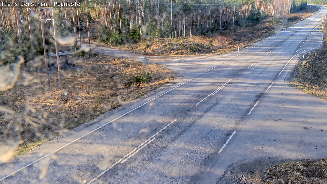 Weather Camera Image Väg 5 Joirois, Puunkolo, Joroinen, Pohjois-Savo