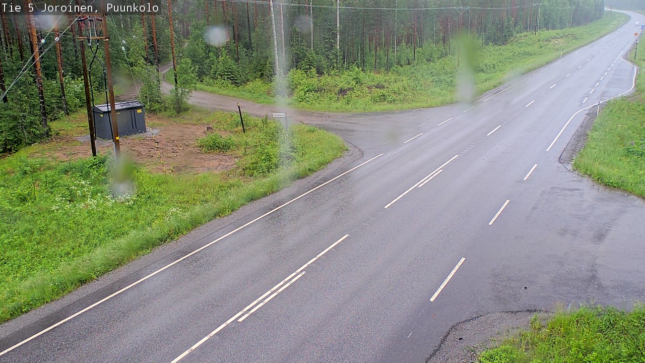 Weather Camera Image Road 5 Joroinen, Puunkolo, Joroinen, Pohjois-Savo