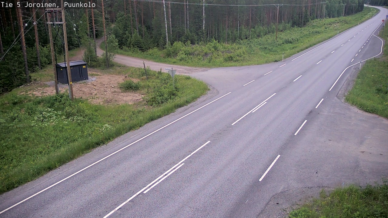 Weather Camera Image Road 5 Joroinen, Puunkolo, Joroinen, Pohjois-Savo