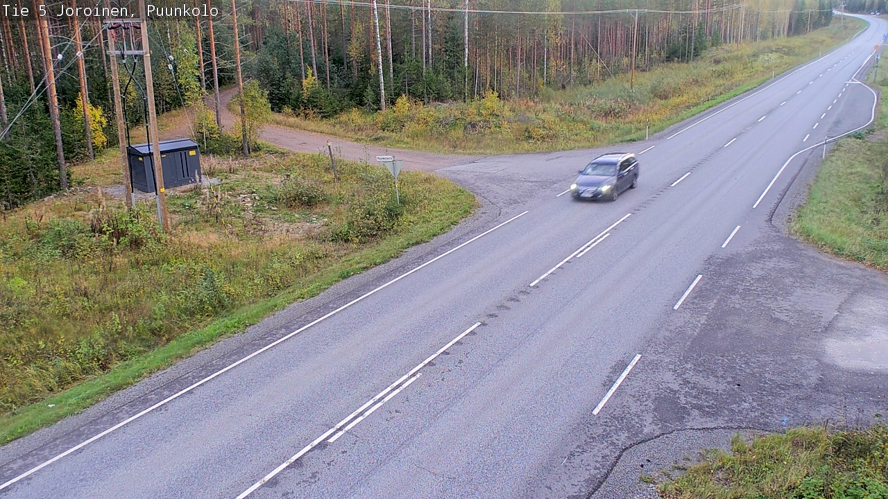 Weather Camera Image Road 5 Joroinen, Puunkolo, Joroinen, Pohjois-Savo