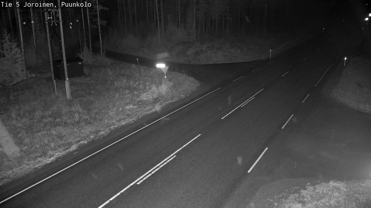 Weather Camera Image Road 5 Joroinen, Puunkolo, Joroinen, Pohjois-Savo