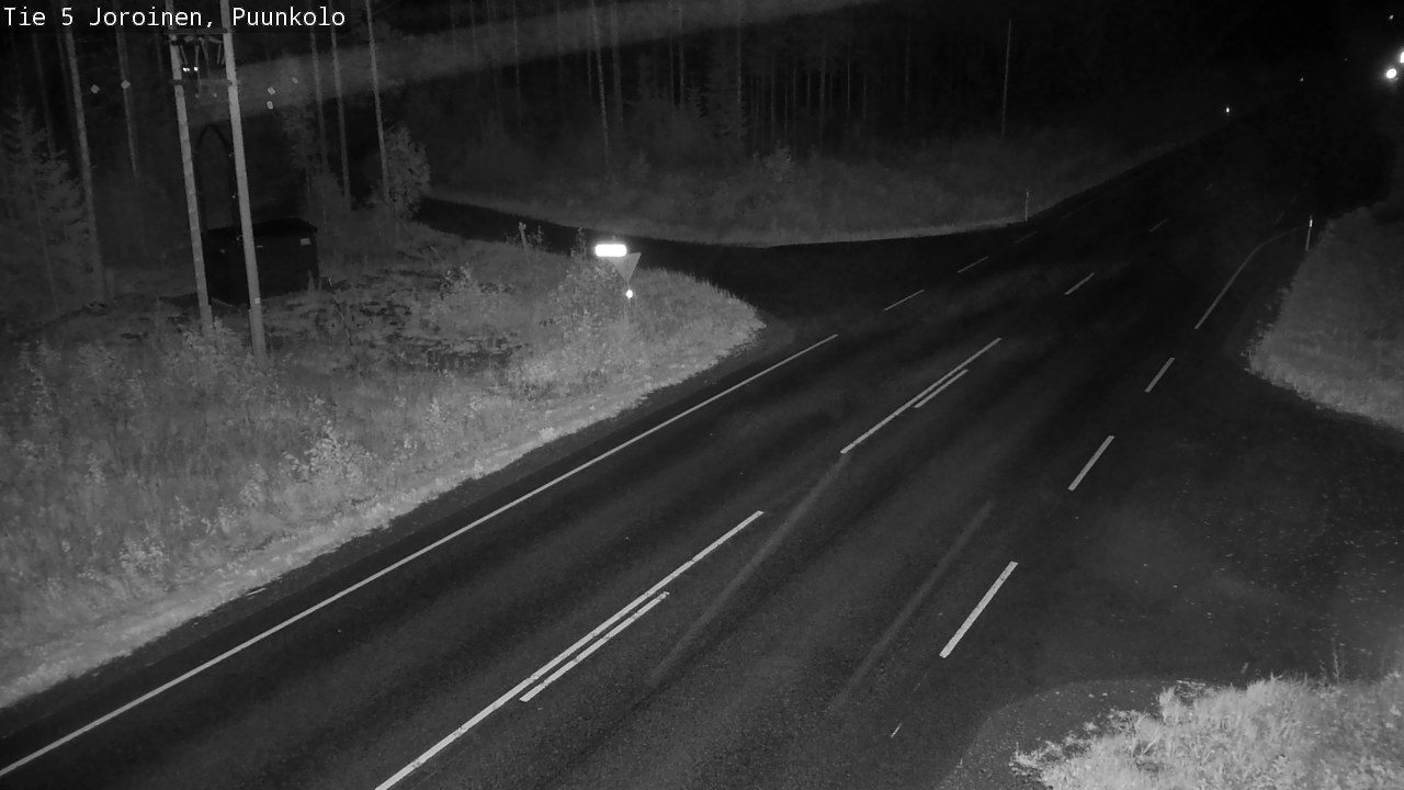 Weather Camera Image Road 5 Joroinen, Puunkolo, Joroinen, Pohjois-Savo
