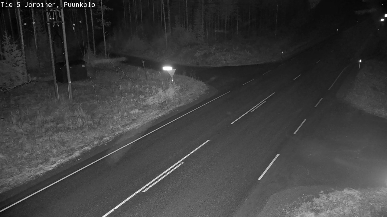 Weather Camera Image Road 5 Joroinen, Puunkolo, Joroinen, Pohjois-Savo