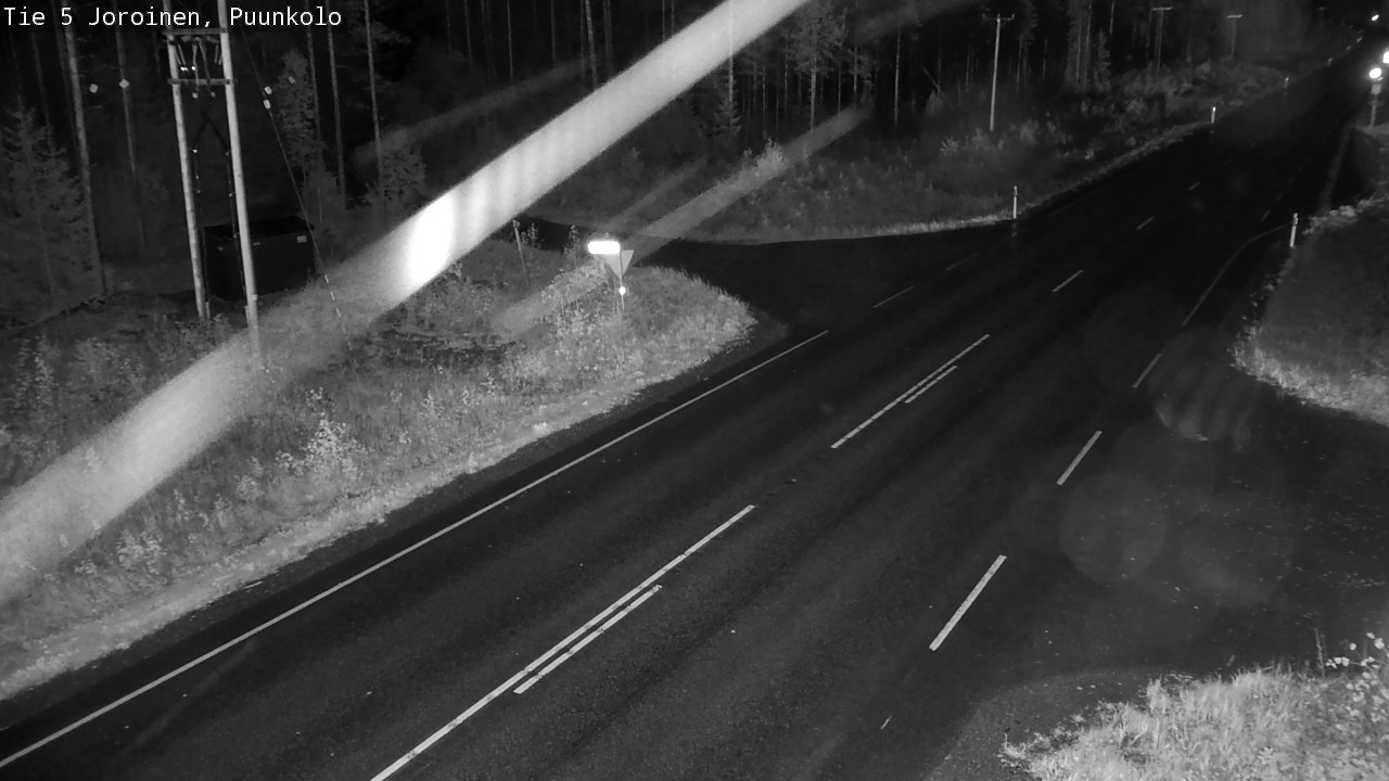 Weather Camera Image Road 5 Joroinen, Puunkolo, Joroinen, Pohjois-Savo
