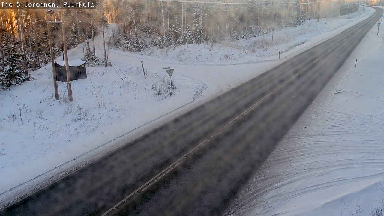Weather Camera Image Väg 5 Joirois, Puunkolo, Joroinen, Pohjois-Savo