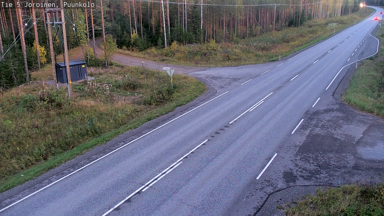 Weather Camera Image Road 5 Joroinen, Puunkolo, Joroinen, Pohjois-Savo