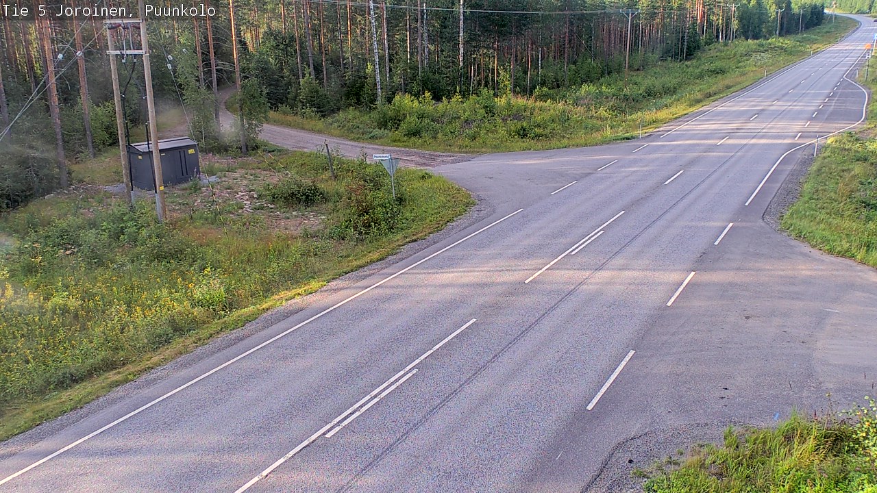 Weather Camera Image Road 5 Joroinen, Puunkolo, Joroinen, Pohjois-Savo