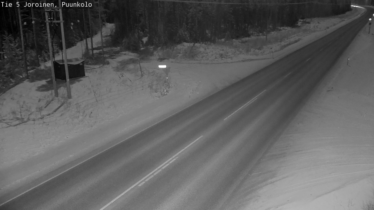 Weather Camera Image Väg 5 Joirois, Puunkolo, Joroinen, Pohjois-Savo