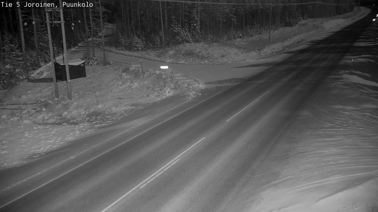Weather Camera Image Väg 5 Joirois, Puunkolo, Joroinen, Pohjois-Savo