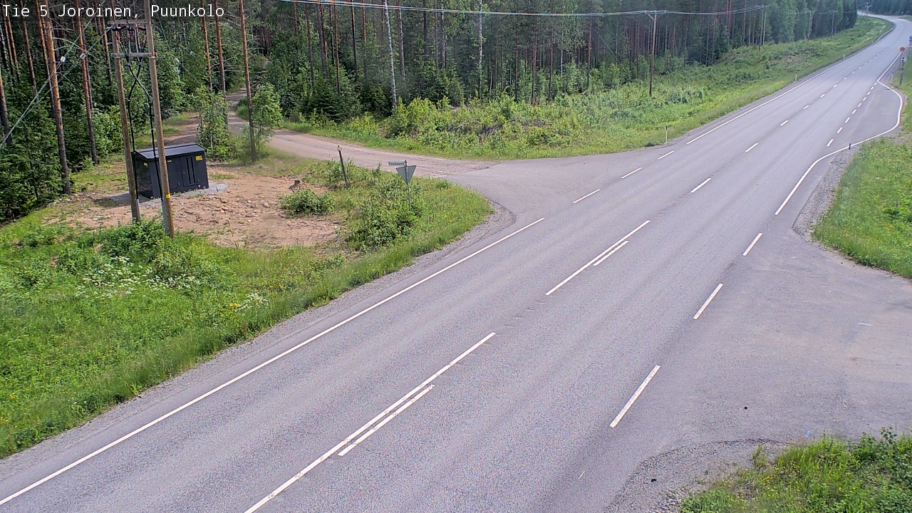 Weather Camera Image Road 5 Joroinen, Puunkolo, Joroinen, Pohjois-Savo