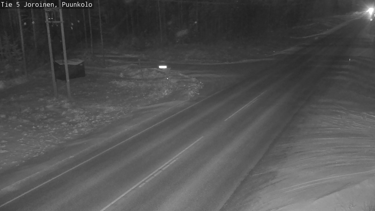 Weather Camera Image Väg 5 Joirois, Puunkolo, Joroinen, Pohjois-Savo