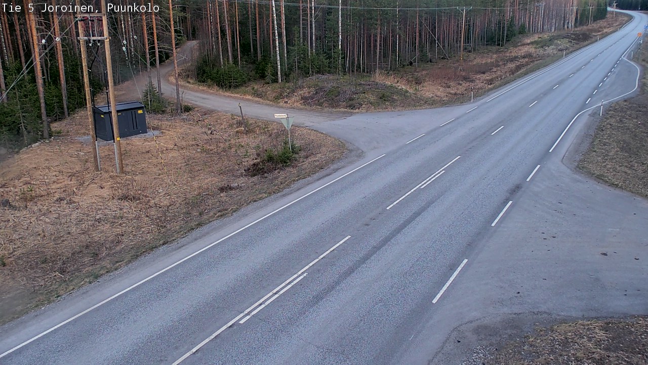 Weather Camera Image Road 5 Joroinen, Puunkolo, Joroinen, Pohjois-Savo