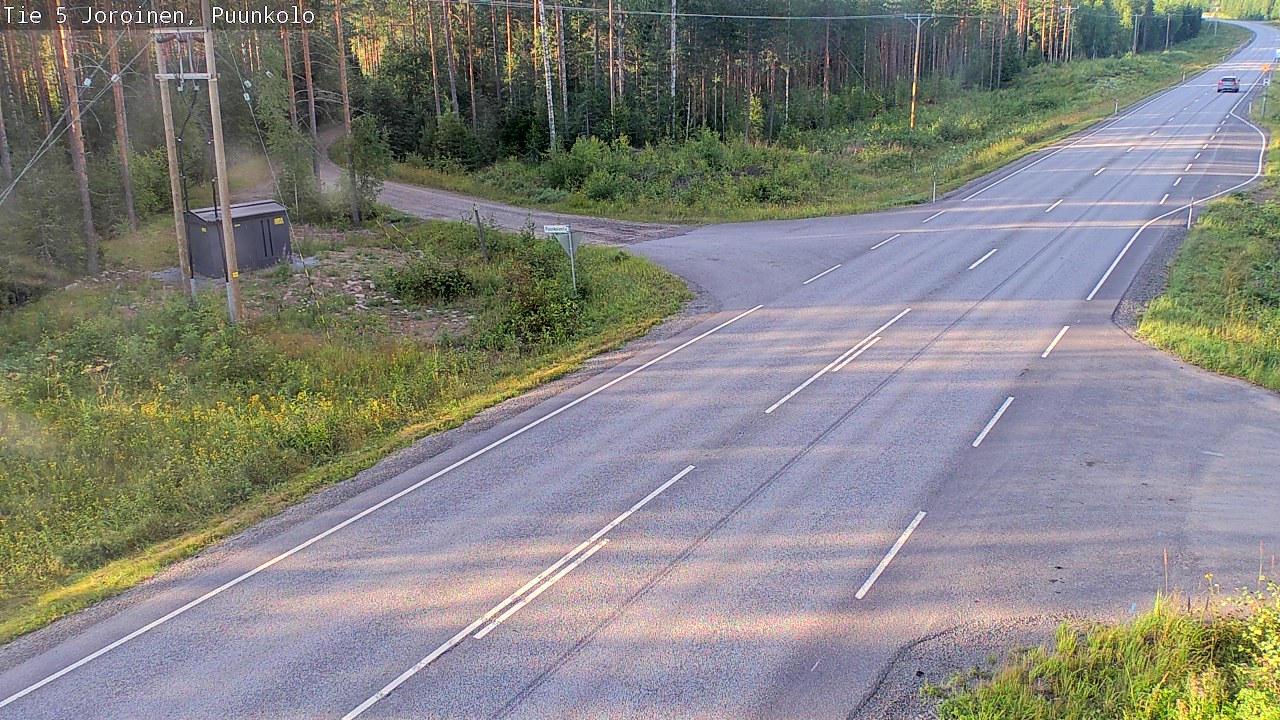 Weather Camera Image Road 5 Joroinen, Puunkolo, Joroinen, Pohjois-Savo