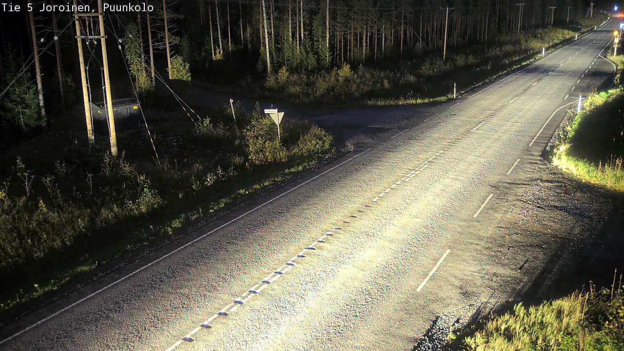 Weather Camera Image Road 5 Joroinen, Puunkolo, Joroinen, Pohjois-Savo