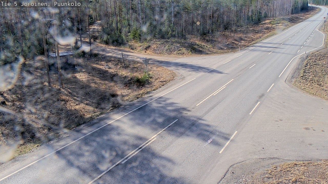 Weather Camera Image Road 5 Joroinen, Puunkolo, Joroinen, Pohjois-Savo