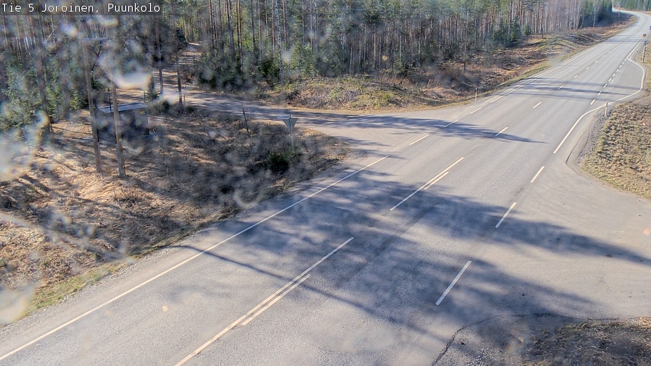 Weather Camera Image Väg 5 Joirois, Puunkolo, Joroinen, Pohjois-Savo