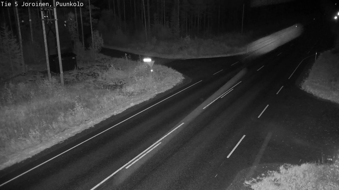 Weather Camera Image Road 5 Joroinen, Puunkolo, Joroinen, Pohjois-Savo