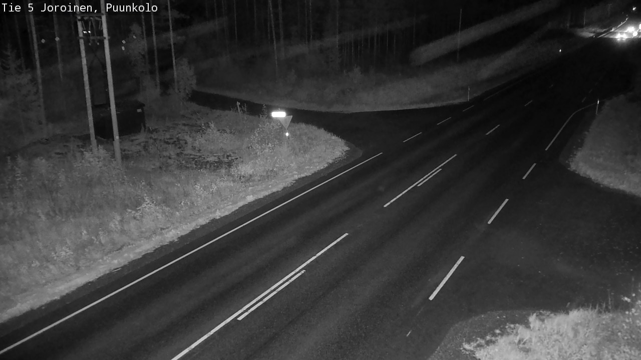 Weather Camera Image Road 5 Joroinen, Puunkolo, Joroinen, Pohjois-Savo