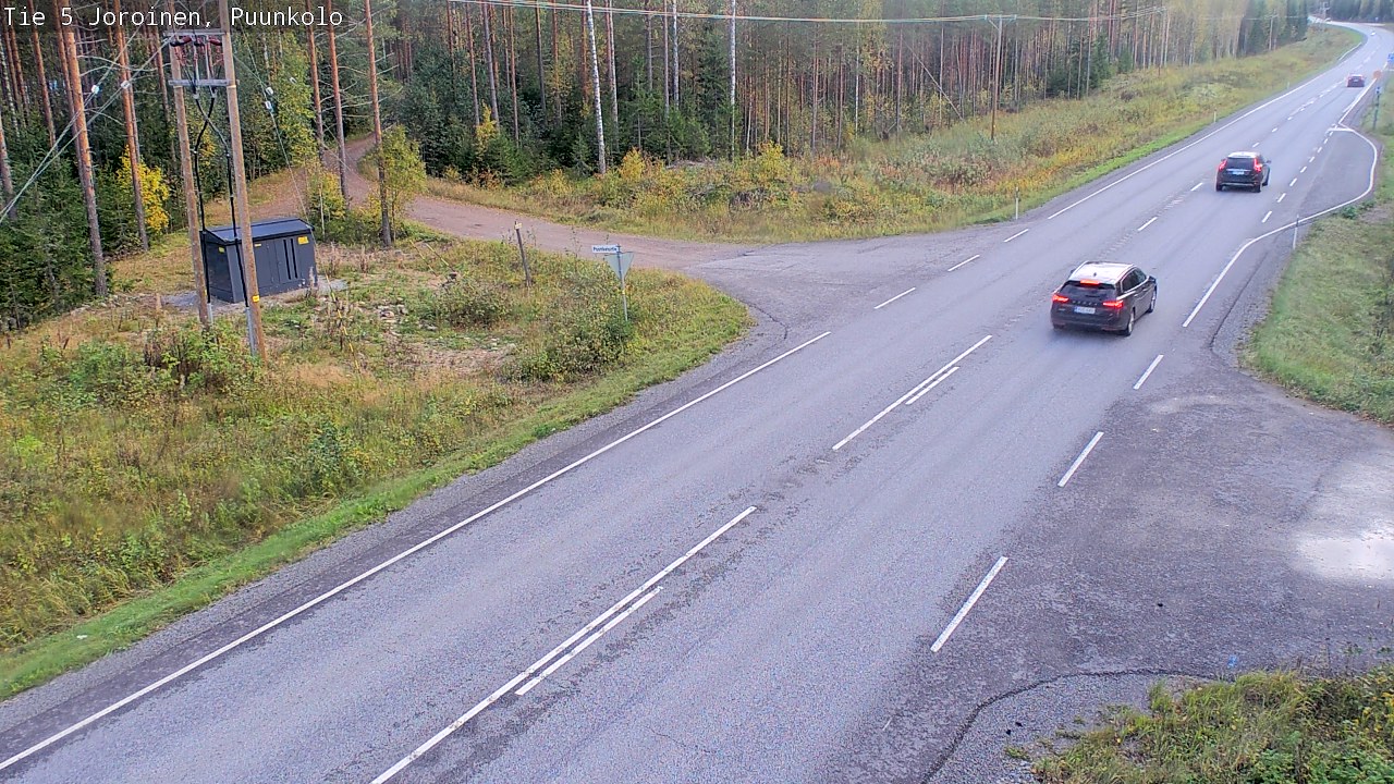 Weather Camera Image Road 5 Joroinen, Puunkolo, Joroinen, Pohjois-Savo