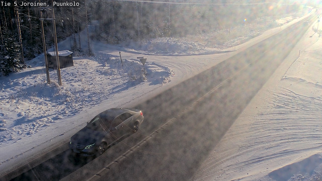 Weather Camera Image Väg 5 Joirois, Puunkolo, Joroinen, Pohjois-Savo