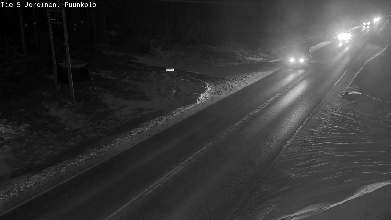 Weather Camera Image Väg 5 Joirois, Puunkolo, Joroinen, Pohjois-Savo